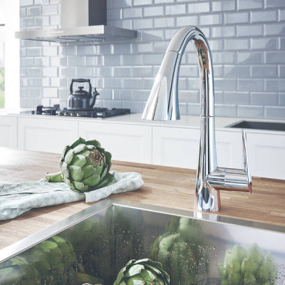 Змішувач для кухні Grohe Zedra Touch 30219002 сенсорний, хром