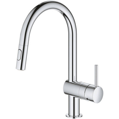 Змішувач для кухні Grohe Vento 30438000 з висувною лійкою, хром Змішувач для кухні Grohe Vento 30438000 з висувною лійкою, хром
