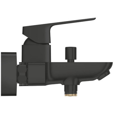 Змішувач для ванни Grohe Cubeo 1018142430 з ручним душем, чорний матовий Змішувач для ванни Grohe Cubeo 1018142430 з ручним душем, чорний матовий