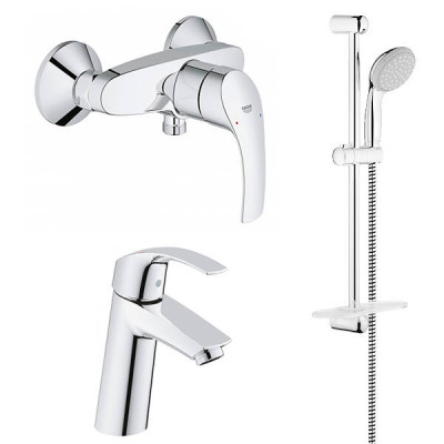 Набір змішувачів для душу та раковини Grohe M Eurosmart 123244