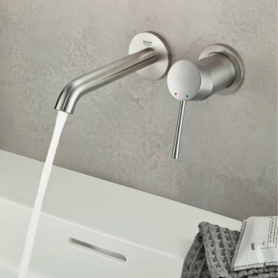 Змішувач прихованого монтажу для раковини Grohe Essence New 29192DC1 суперсталь Змішувач прихованого монтажу для раковини Grohe Essence New 29192DC1 суперсталь