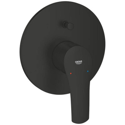 Змішувач прихованого монтажу для ванни/душу Grohe Eurosmart 194502433 чорний матовий