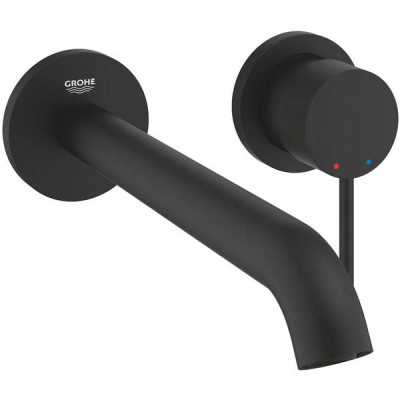 Змішувач прихованого монтажу для раковини Grohe Essence 29193KF1 L-розмір, чорний матовий