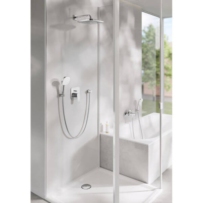 Змішувач прихованого монтажу для душу Grohe Cubeo 1017780000 із перемикачем на 2 положення, хром Змішувач прихованого монтажу для душу Grohe Cubeo 1017780000 із перемикачем на 2 положення, хром