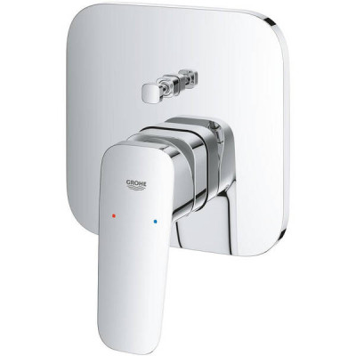 Змішувач прихованого монтажу для душу Grohe Cubeo 1017780000 із перемикачем на 2 положення, хром Змішувач прихованого монтажу для душу Grohe Cubeo 1017780000 із перемикачем на 2 положення, хром