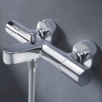 Змішувач для ванни Grohe Grohtherm 800 Cosmopolitan 34766000 з термостатом хром Змішувач для ванни Grohe Grohtherm 800 Cosmopolitan 34766000 з термостатом хром