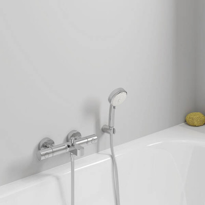 Змішувач для ванни Grohe Grohtherm 800 Cosmopolitan 34766000 з термостатом хром Змішувач для ванни Grohe Grohtherm 800 Cosmopolitan 34766000 з термостатом хром