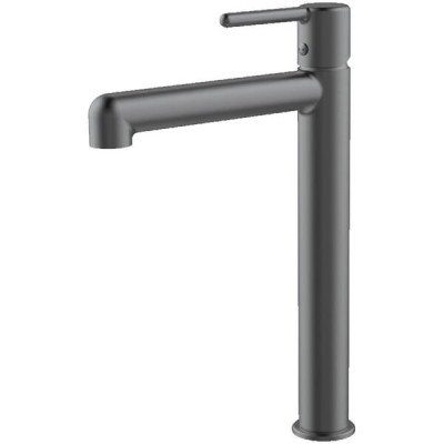 Змішувач для раковини Devit Do It 5050020В високий, колір brushed gun metal