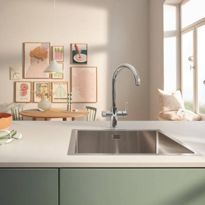Змішувач для кухні Grohe Blue Pure BauCurve 30580000 для подачі технічної і фільтрованої води