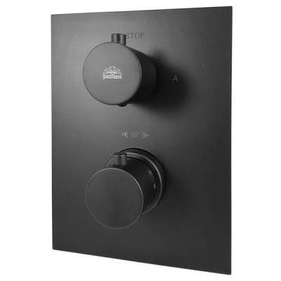 Змішувач для душа Paffoni Light LIQ 518 NO/M з термостатом Змішувач для душа Paffoni Light LIQ 518 NO/M з термостатом