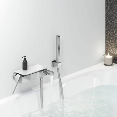 Змішувач для ванни Grohe Plus 33547003 з душовим гарнітуром Змішувач для ванни Grohe Plus 33547003 з душовим гарнітуром
