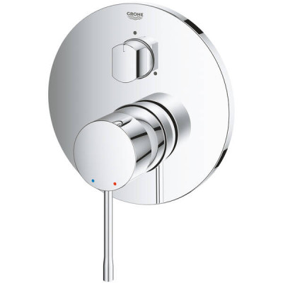 Змішувач прихованого монтажу для ванни/душу Grohe Essence 24092001 на 3 виходи, хром Змішувач прихованого монтажу для ванни/душу Grohe Essence 24092001 на 3 виходи, хром