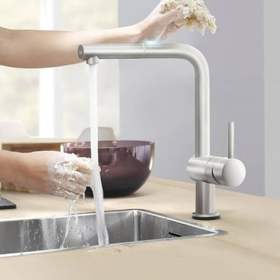 Змішувач для кухні Grohe Minta Touch 31360DC1 сенсорний, суперсталь Змішувач для кухні Grohe Minta Touch 31360DC1 сенсорний, суперсталь