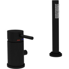 Змішувач для ванни Paffoni Light LIG048NO без виливу, чорний матовий