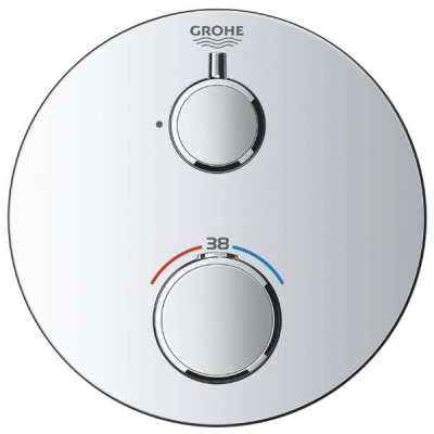 Змішувач прихованого монтажу для душу Grohe Grohtherm 24075000 з термостатом хром Змішувач прихованого монтажу для душу Grohe Grohtherm 24075000 з термостатом хром