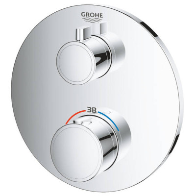 Змішувач прихованого монтажу для душу Grohe Grohtherm 24075000 з термостатом хром Змішувач прихованого монтажу для душу Grohe Grohtherm 24075000 з термостатом хром