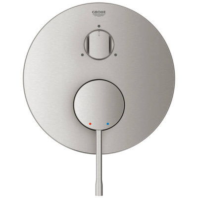 Змішувач прихованого монтажу для ванни/душу Grohe Essence 24092DC1 на 3 положення, суперсталь Змішувач прихованого монтажу для ванни/душу Grohe Essence 24092DC1 на 3 положення, суперсталь