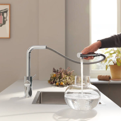 Змішувач для кухні Grohe Blue Pure Minta 30590000 для подачі технічної і фільтрованої води, хром Змішувач для кухні Grohe Blue Pure Minta 30590000 для подачі технічної і фільтрованої води, хром