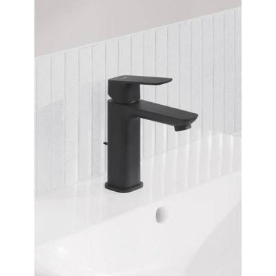 Змішувач для раковини Grohe Cubeo 1017572430 M-розмір, чорний матовий Змішувач для раковини Grohe Cubeo 1017572430 M-розмір, чорний матовий