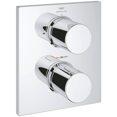 Змішувач прихованого монтажу для душу Grohe Grohtherm F 27618000 з термостатом, хром