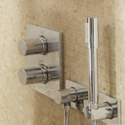Змішувач прихованого монтажу для душу Grohe Grohtherm F 27618000 з термостатом, хром Змішувач прихованого монтажу для душу Grohe Grohtherm F 27618000 з термостатом, хром