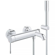 Змішувач для ванни Grohe Essence 33628001 з душовим гарнітуром