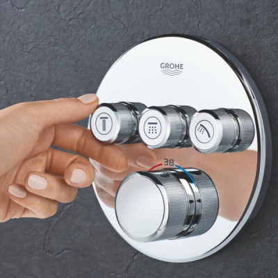 Змішувач прихованого монтажу для душу Grohe Grohtherm SmartControl 29121000 з термостатом Змішувач прихованого монтажу для душу Grohe Grohtherm SmartControl 29121000 з термостатом