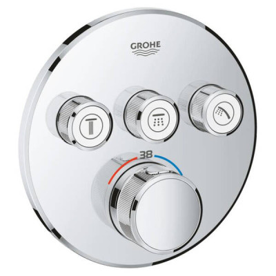 Змішувач прихованого монтажу для душу Grohe Grohtherm SmartControl 29121000 з термостатом