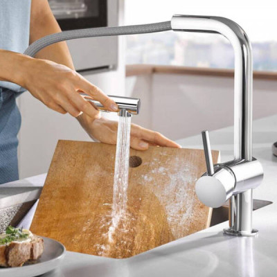 Змішувач для кухні Grohe Minta 30274000 хром Змішувач для кухні Grohe Minta 30274000 хром