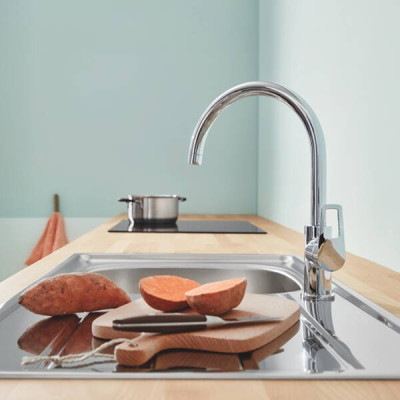 Змішувач для кухні Grohe BauLoop 31368001 хром Змішувач для кухні Grohe BauLoop 31368001 хром