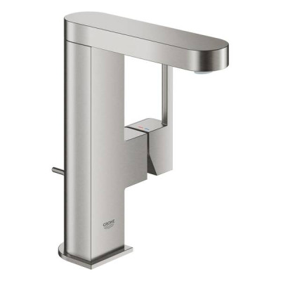 Змішувач для раковини Grohe Plus 23871DC3 M, суперсталь, з донним клапаном