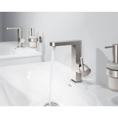 Змішувач для раковини Grohe Plus 23871DC3 M, суперсталь, з донним клапаном Змішувач для раковини Grohe Plus 23871DC3 M, суперсталь, з донним клапаном