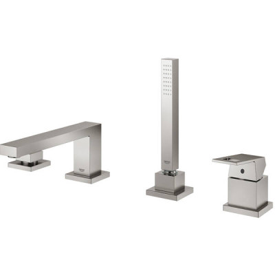 Змішувач для ванни Grohe Eurocube 19897DC1 суперсталь Змішувач для ванни Grohe Eurocube 19897DC1 суперсталь