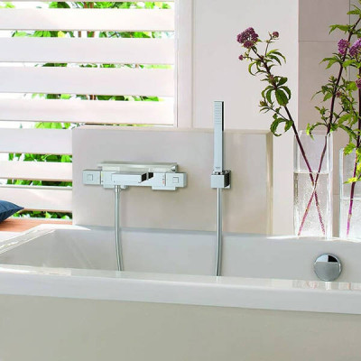 Змішувач для ванни Grohe Grohtherm Cube 34502000 з термостатом Змішувач для ванни Grohe Grohtherm Cube 34502000 з термостатом