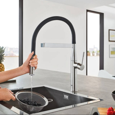 Змішувач для кухні Grohe Essence 30294DC0 суперсталь Змішувач для кухні Grohe Essence 30294DC0 суперсталь