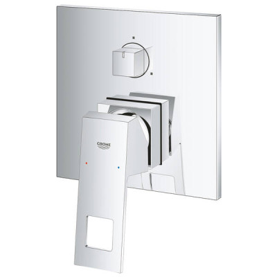 Змішувач прихованого монтажу для ванни/душу Grohe Eurocube 24094000 на 3 положення, хром Змішувач прихованого монтажу для ванни/душу Grohe Eurocube 24094000 на 3 положення, хром