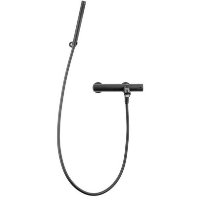 Змішувач для ванни Paffoni Light LIG 023 NO з ручним душем, чорний