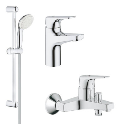 Набір змішувачів для ванної Grohe Bau Flow 121756 (3 в 1)
