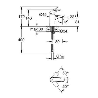 Набір змішувачів для ванної Grohe Bau Flow 121756 (3 в 1) Набір змішувачів для ванної Grohe Bau Flow 121756 (3 в 1)