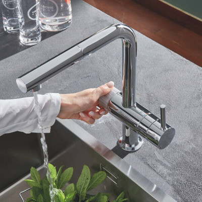 Змішувач для кухні Grohe Blue Pure Minta 31721000 для подачі технічної і фільтрованої води Змішувач для кухні Grohe Blue Pure Minta 31721000 для подачі технічної і фільтрованої води