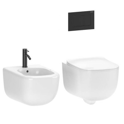 Змішувач для біде Paffoni Light LIG131NO чорний матовий Змішувач для біде Paffoni Light LIG131NO чорний матовий