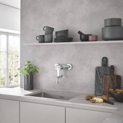 Змішувач для кухні Grohe Eurosmart 31509003 хром Змішувач для кухні Grohe Eurosmart 31509003 хром