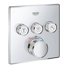 Змішувач прихованого монтажу Grohe Grohtherm SmartControl 29126000 з термостатом (зовнішня частина)