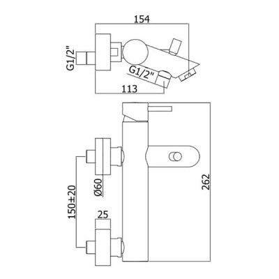 Змішувач для ванни Paffoni Light LIG 023 HG з ручним душем, золото Змішувач для ванни Paffoni Light LIG 023 HG з ручним душем, золото