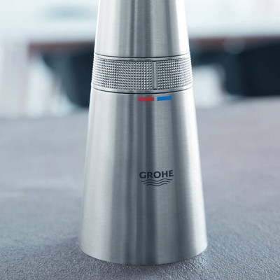 Змішувач для кухні Grohe Zedra SmartControl 31593DC2 суперсталь Змішувач для кухні Grohe Zedra SmartControl 31593DC2 суперсталь