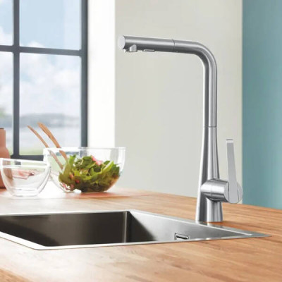 Змішувач для кухні Grohe Zedra 32553DC2 суперсталь Змішувач для кухні Grohe Zedra 32553DC2 суперсталь
