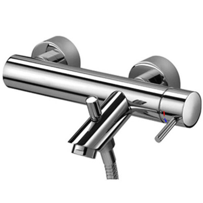 Змішувач для ванни Paffoni Light LIG 023 CR з ручним душем, хром Змішувач для ванни Paffoni Light LIG 023 CR з ручним душем, хром