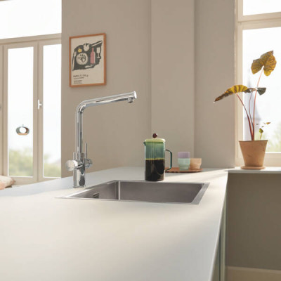 Змішувач для кухні Grohe Blue Pure Minta 30588000 з фільтром, хром