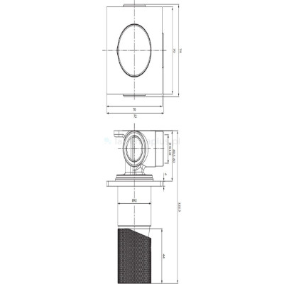 Смеситель для душа Omnires Contour скрытого монтажа, antracite (CT8045AT) Смеситель для душа Omnires Contour скрытого монтажа, antracite (CT8045AT)