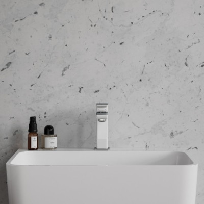 Змішувач для умивальника Omnires Parma white (PM7410CRB) Змішувач для умивальника Omnires Parma white (PM7410CRB)